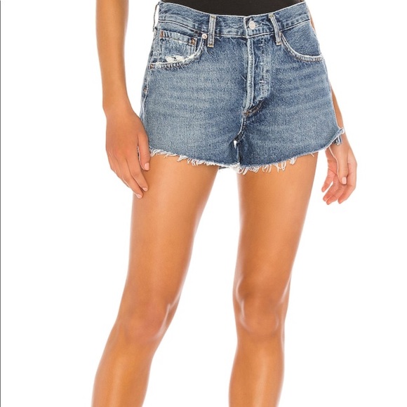 Agolde Parker cut off shorts - Picture 2 of 6